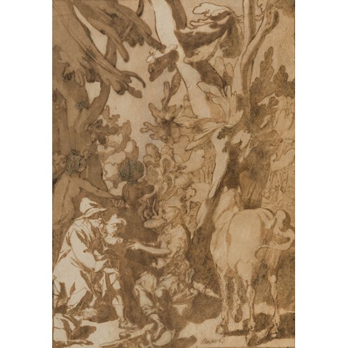 Erminia Tells Her Tale to the Shepherds